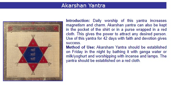 Akarshan Yantra
